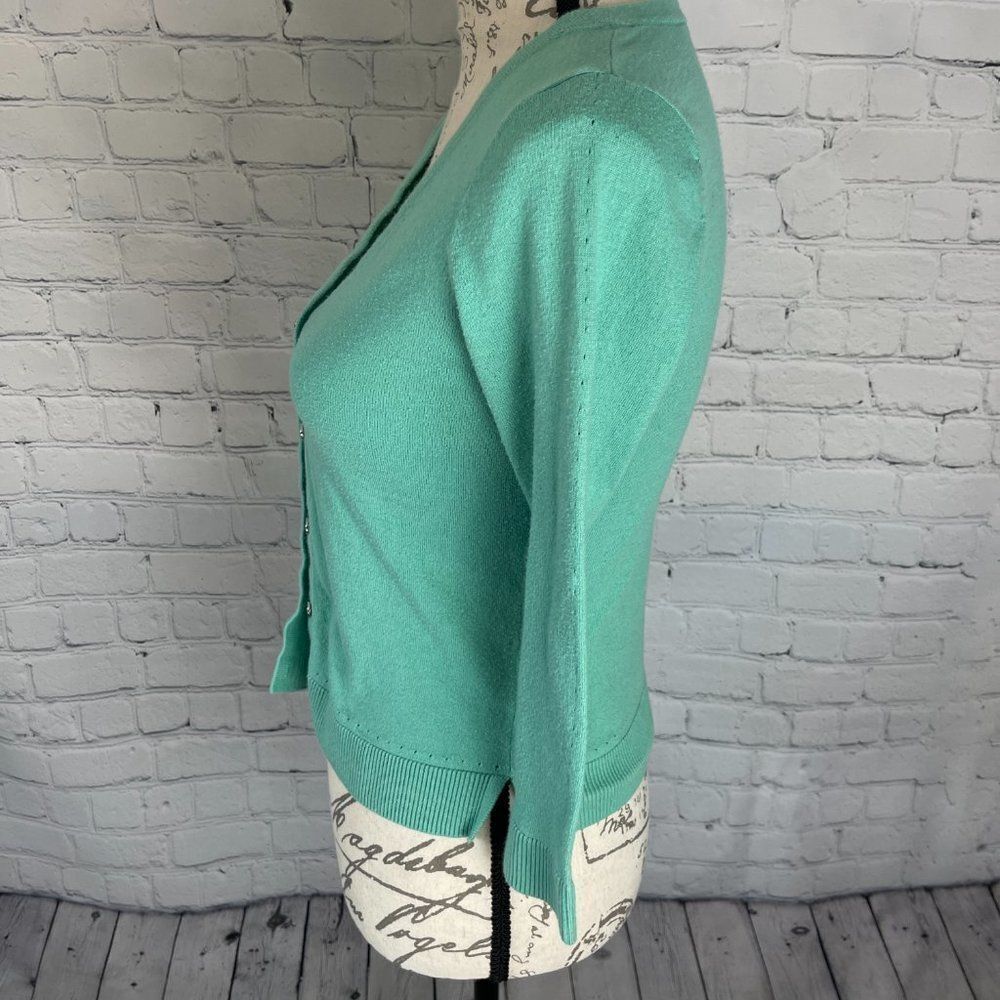 The Limited Sea Green Cardigan - Picture 3 of 8